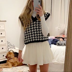 Houndstooth sweater vest. Never worn.